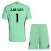 Liverpool A. Becker 1 Målmand Børn 2025-26 Grøn - Fodboldtrøjer (S/S)